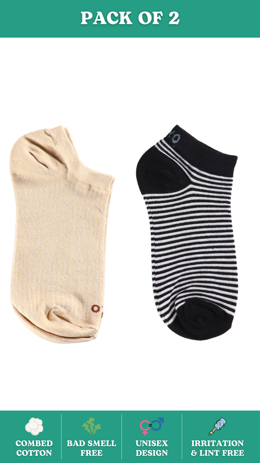 Office Sneaker Combo Socks on White Background - Stylish and Comfortable Formal Office Socks for All-Day Wear