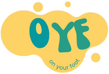 On your foot
